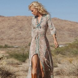 Vestidos Largos Hippies: Estilo bohemio de noche y